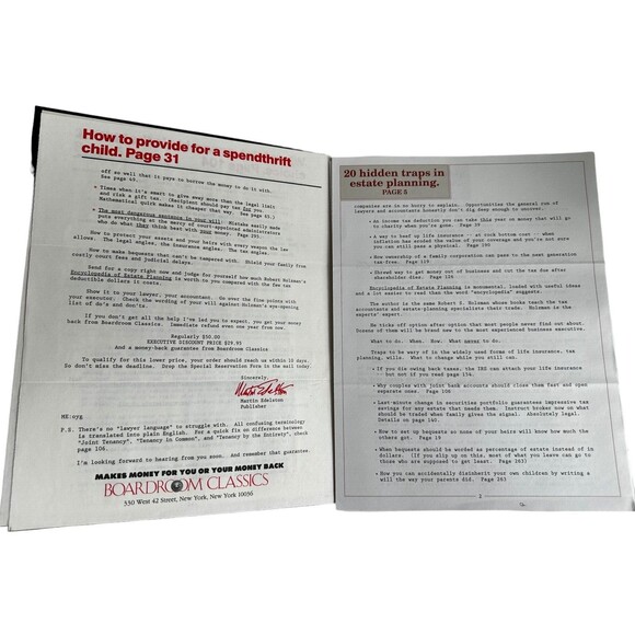 Encyclopedia of Estate Planning Robert Holzman 1989 - Picture 13 of 16